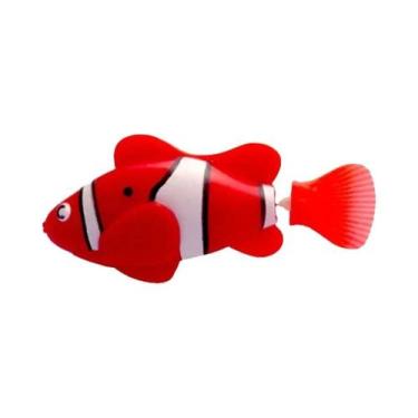 Imagem de Brinquedo Interativo Indutivo Para Gatos, Robô Peixe Nadador, Peixe El