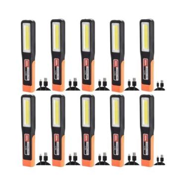 Imagem de Lanterna De Trabalho LED Potente Com Ímã, Carregamento USB, Lâmpada De