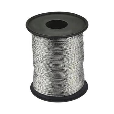 Imagem de Linha De Costura De Nylon Fina 0.25mm Rolo De 150m Para Couro, Roupas 