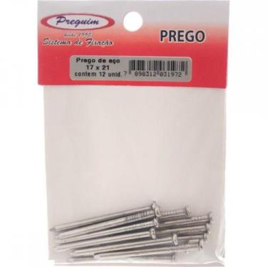 Imagem de Cartela Prego Aco Preguim Com Cabeca 17X21 (3,00X48mm) (3,00X48mm) Com