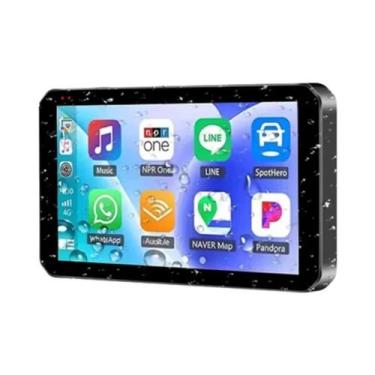 Imagem de DVR De Motocicleta 2K HD Com Carplay, Android Auto, Navegação Bluetoot