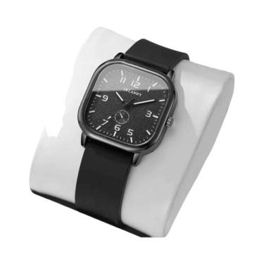 Imagem de Relógio Casual Feminino De Quartzo Com Pulseira De Silicone, Relógio E