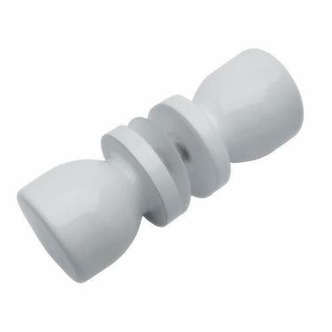 Imagem de Puxador Para Box De Aluminio Taça Branco