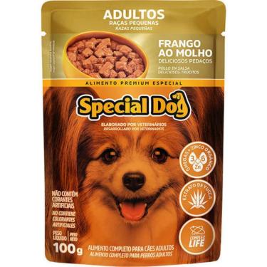 Imagem de Ração Úmida Special Dog Ultralife para Cães Adultos de Porte Pequeno Sabor Frango ao Molho 100g