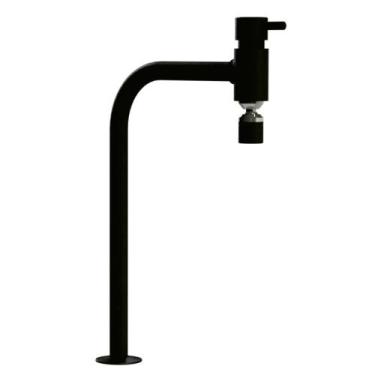 Imagem de Torneira Bica Alta p/Cozinha Bello Black Preto Fosco Romar - ROMAR MET