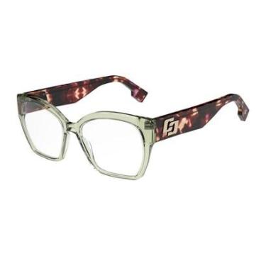 Imagem de Armação de Óculos Colcci Giovana C6292kcv54 Verde Translúcido cat1-Feminino