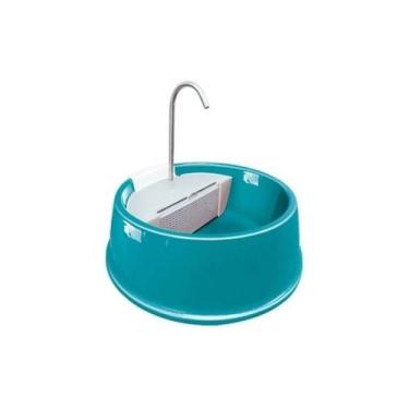 Imagem de Fonte Bebedouro Verde para Gatos e Cães Automático Bivolt - Furacao Pe