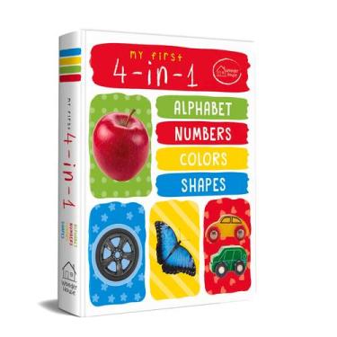 Imagem de Livro - My First 4 In 1 Alphabet Numbers Colours Shapes - Padded Board