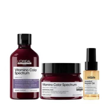Imagem de Loreal Vitamino Color Spectrum Sh Purple 300ml + Masc 250ml + Abs Óleo