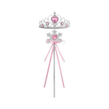Imagem de Conjunto De Fantasia De Princesa Para Meninas Com Varinhas, Tiara E Co