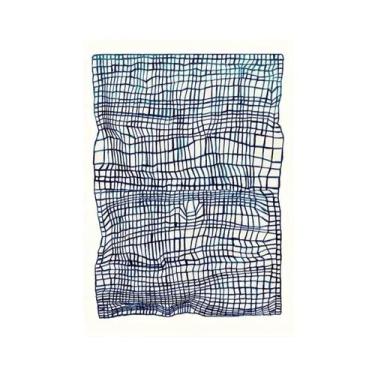 Imagem de Arte De Parede Nórdica Abstrata: Menina Em Pijama Com Curvas Núas Em Ó