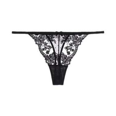 Imagem de Conjunto De Bralette Ultrafino Sem Fio Com Recortes Em Renda MOYISU Pa