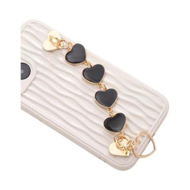 Imagem de Capa De Telefone Com Cadeia De Urso De Acrílico Colorido E Acessórios 