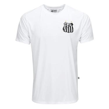 Imagem de CAMISETA SURF CENTER SANTOS CLASSIC COROA MASCULINO - BRANCO P-Masculino