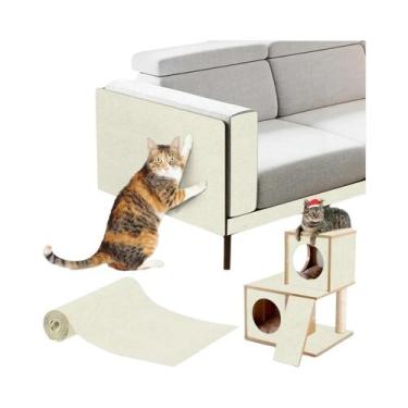 Imagem de Protetor De Sofá Autoadesivo Para Gatos Em 7 Cores, Tapete Anti-Riscos