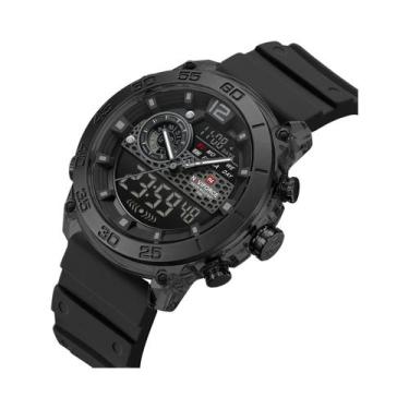 Imagem de Relógio Esportivo Masculino NAVIFORCE Leve Com Duplo Display Luz Notur