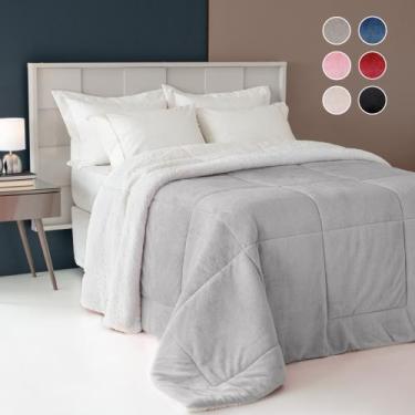 Imagem de Coberdrom dupla face sherpa/manta fleece king 01 peça - MAYRA ENXOVAIS