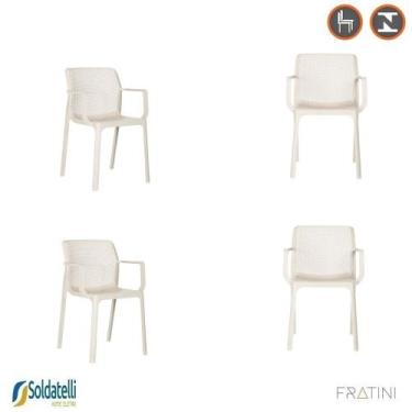 Imagem de Kit 4 Cadeiras Sardenha PP Várias Cores - Fratini, Nude