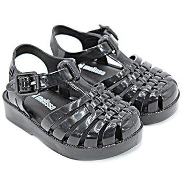 Imagem de Sandália Mini Melissa Possession bb Preto Opaco, Rs, Mauvepink, Maupk,