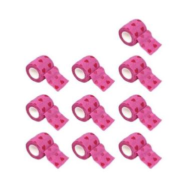 Imagem de 10 Rolos De Bandagem Elástica Autoadesiva Para Articulações, Membros, 