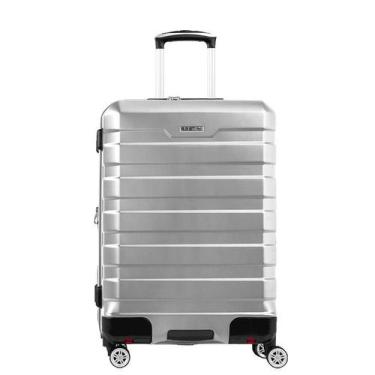 Imagem de Mala de Viagem Média com Rodas 360º Wheeless 2T - Prata, Prata