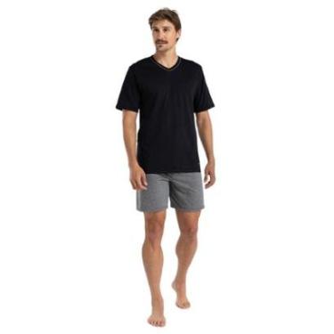Imagem de Pijama Masculino Curto Mash Algodão Preto 811.51-Masculino