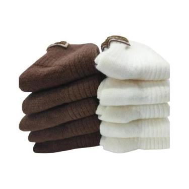 Imagem de Meias Femininas De Luxo Em Lã Cashmere, 510 Pares, Meias Grossas E Que