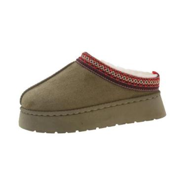 Imagem de Botas de Neve Femininas de Inverno - Casual, Quentes, com Solado Gross