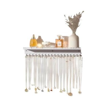 Imagem de Organizador De Joias De Parede Com 56 Ganchos E Bandeja, Suporte Para 