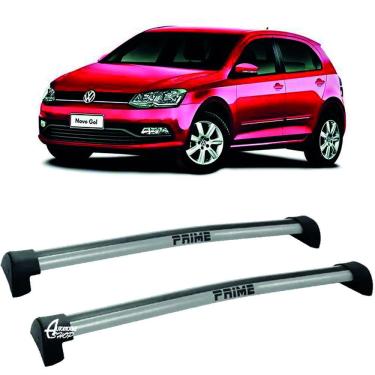 Imagem de Rack Teto Aluminio Prime VW Gol G8 20 21 22 4pts Prata PR021