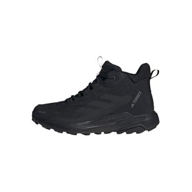 Imagem de adidas Tênis de caminhada masculino Terrex Anylander Mid Rain.rdy, Preto/Preto/Cinza, 11.5