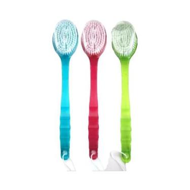 Imagem de Escova De Banho Com Cabo Longo E Cerdas Macias, Esfregão De Costas, Es