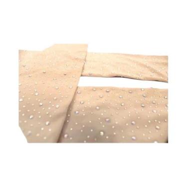 Imagem de Meias-calças plus Size Com Strass 100DEN Elásticas Brilhantes Com Cris