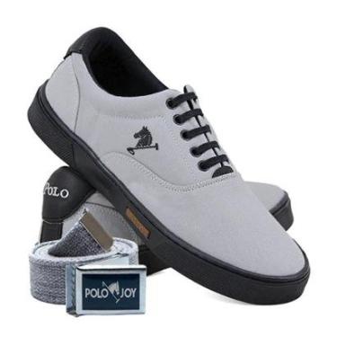 Imagem de Kit 1 Tênis Casual em Lona + 1 Cinto Polo Joy-Masculino