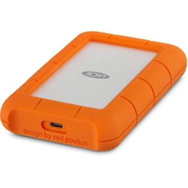 Imagem de HD Externo LaCie 2TB Rugged, USB-C, Laranja - STFR2000800