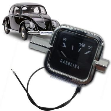Imagem de Indicador Marcador Relogio Combustível Fusca 66 67 68 69 70 - SHALOMCA
