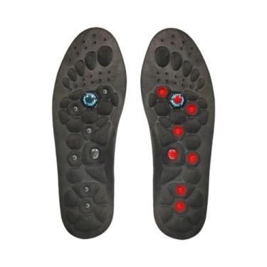 Imagem de Palmilhas Magnéticas De Acupressão Com Suporte Para Arco, Respiráveis,