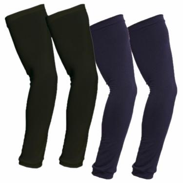 Imagem de Kit 2 Manguitos Mangas Proteção De Braço Térmico Malha Proteçao Uv-Unissex