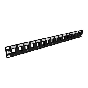 Imagem de Patch Panel Descarregado Sohoplus 16 Posições para Distribuição de Serviços em Sistemas...