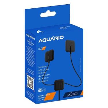 Imagem de Antena Interna Aquário DTV-300 Invisível VHF, UHF, HDTV, 4K, FM 2,5m