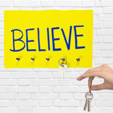 Imagem de Porta chaves Believe Ted Lasso - Geek Marketplace