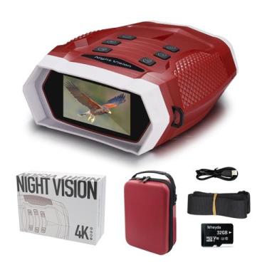 Imagem de Binóculos de Visão Noturna Wheyda 8X com Tela TFT de 3" e Armazenament