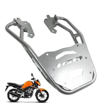 Imagem de Suporte Bagageiro Prata Cg Titan 160 Fan e Start 2025+ Braz - Bráz Ace