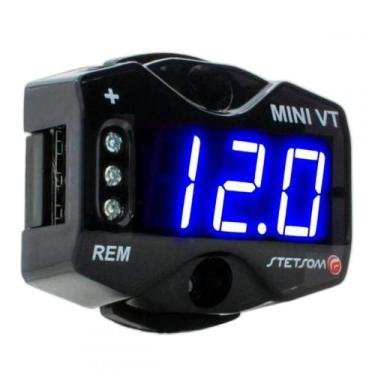 Imagem de Voltímetro Digital Stetsom Mini Vt Medidor De Bateria Bivolt