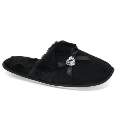 Imagem de Pantufa Feminina Adulta Europa Madrid, 38/39, Preto