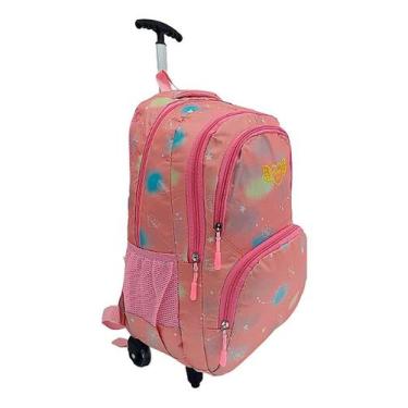 Imagem de Mochila Feminina Infantil Juvenil Love Coração Rodinhas Ve22 - Fashion
