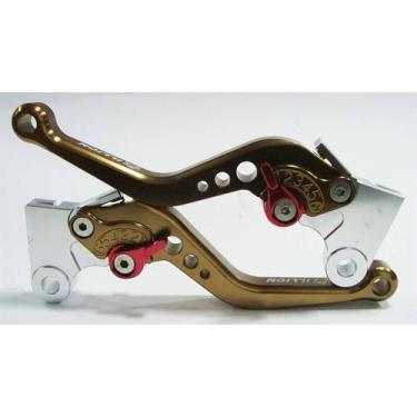 Imagem de Manete Esportivo Titan 125 150 160 Lona Anodizado Cores - Serjão Motop