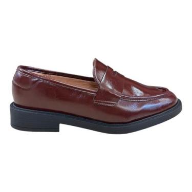 Imagem de Sapato Mocassim Feminino Vizzano Loafer Slip-On Conforto Casual Bico R