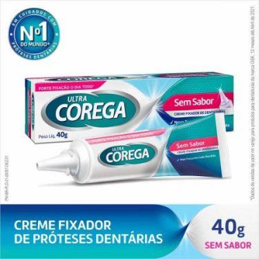 Imagem de Creme Fixador de Dentadura Ultra Corega Sem Sabor 40g