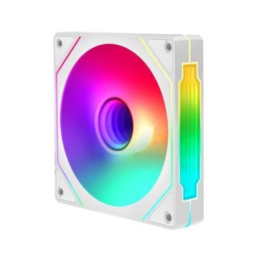 Imagem de Cooler Fan Led RGB Para Gabinete CPU 1300RPM Revenger G-VR351, Branco